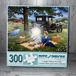 Bits And Pieces Puzzle 300 Pieces Multicolor Summertime Large Piece Nostalgic